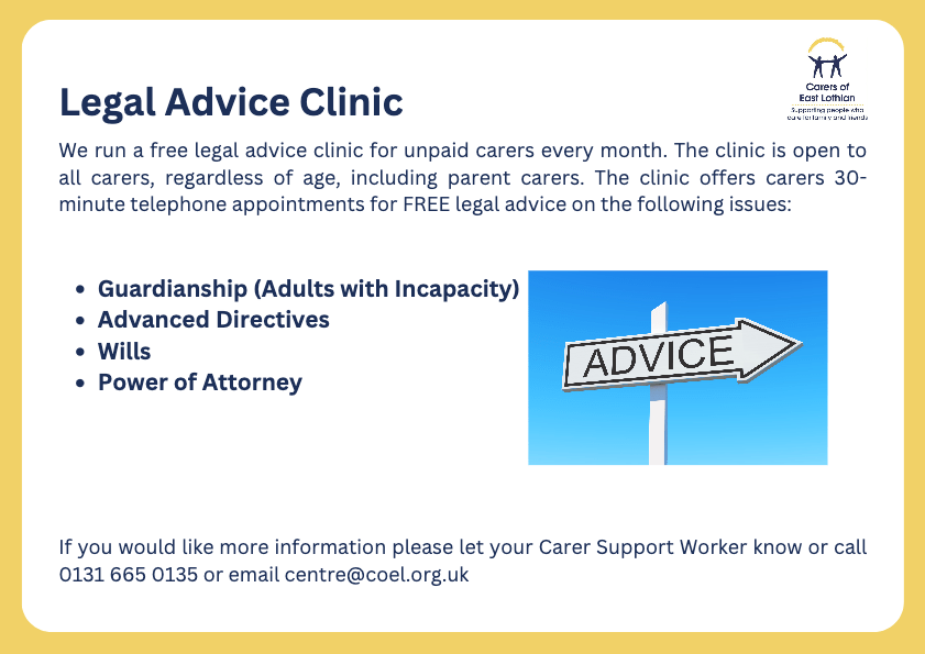 Legal Advice leaflet